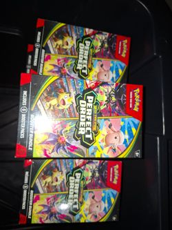 19 Perfect order booster bundles pokemon tcg new sealed