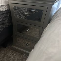 side table with mirror