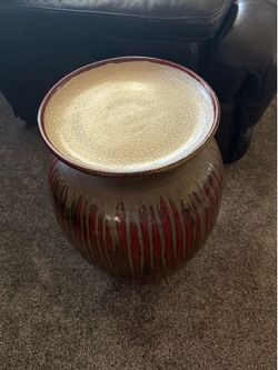 Large ceramic floor vase