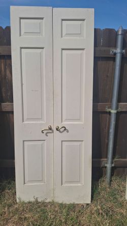 Solid wood french doors
