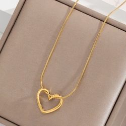 Gold Heart Necklace 
