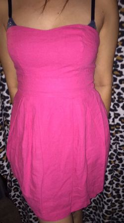 Hot Pink 21 Strapless Dress