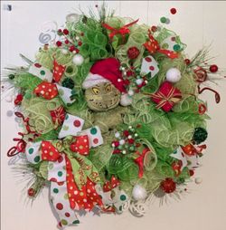 Grinch Christmas wreath
