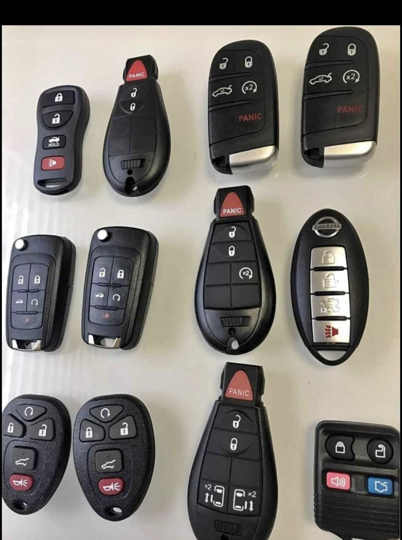 Llaves Y Controles Keys Fobs Honda Acura Toyota Dodge Jeep Chrysler Ford Lincoln Nissan Infiniti