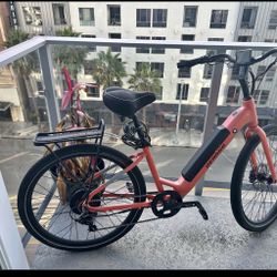 Denago City 1 Step-Thru E-Bike (Class 3, 28mph) - New Charger + Upgraded Seat