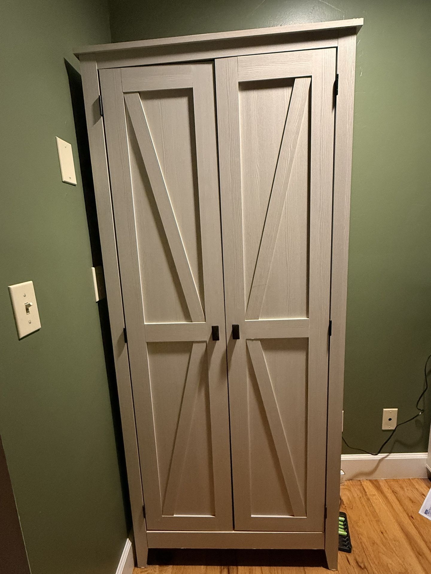 Desk and Storage Cabinet 