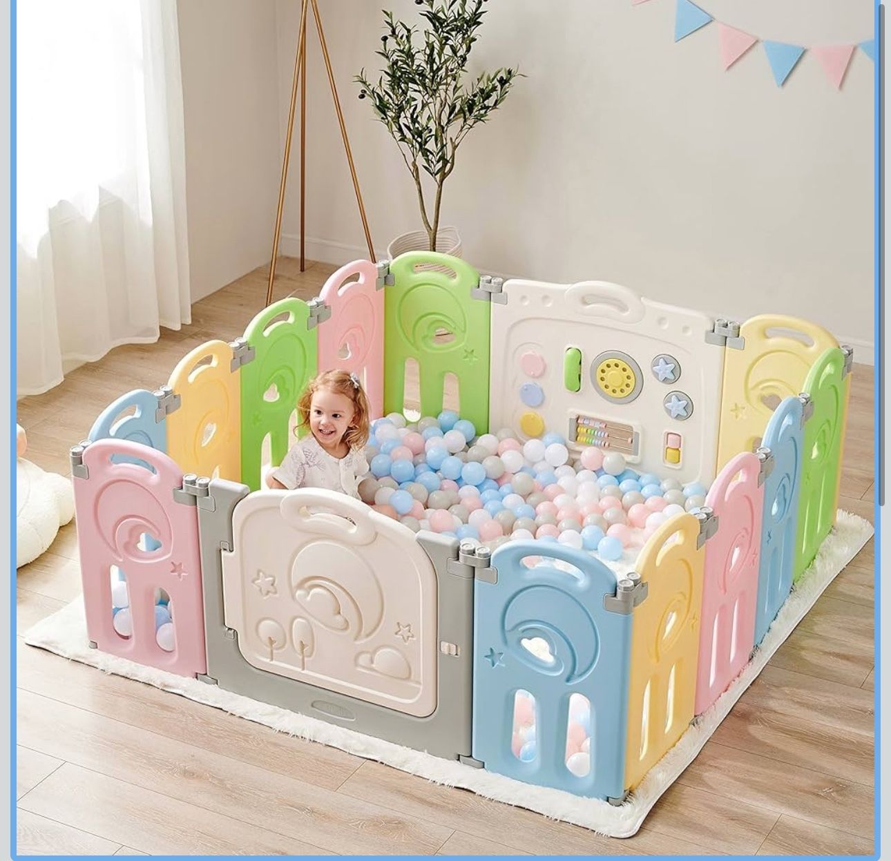 Fortella Cloud Castle Foldable Playpen