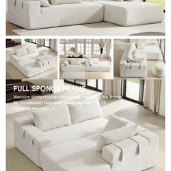White Modular Couch
