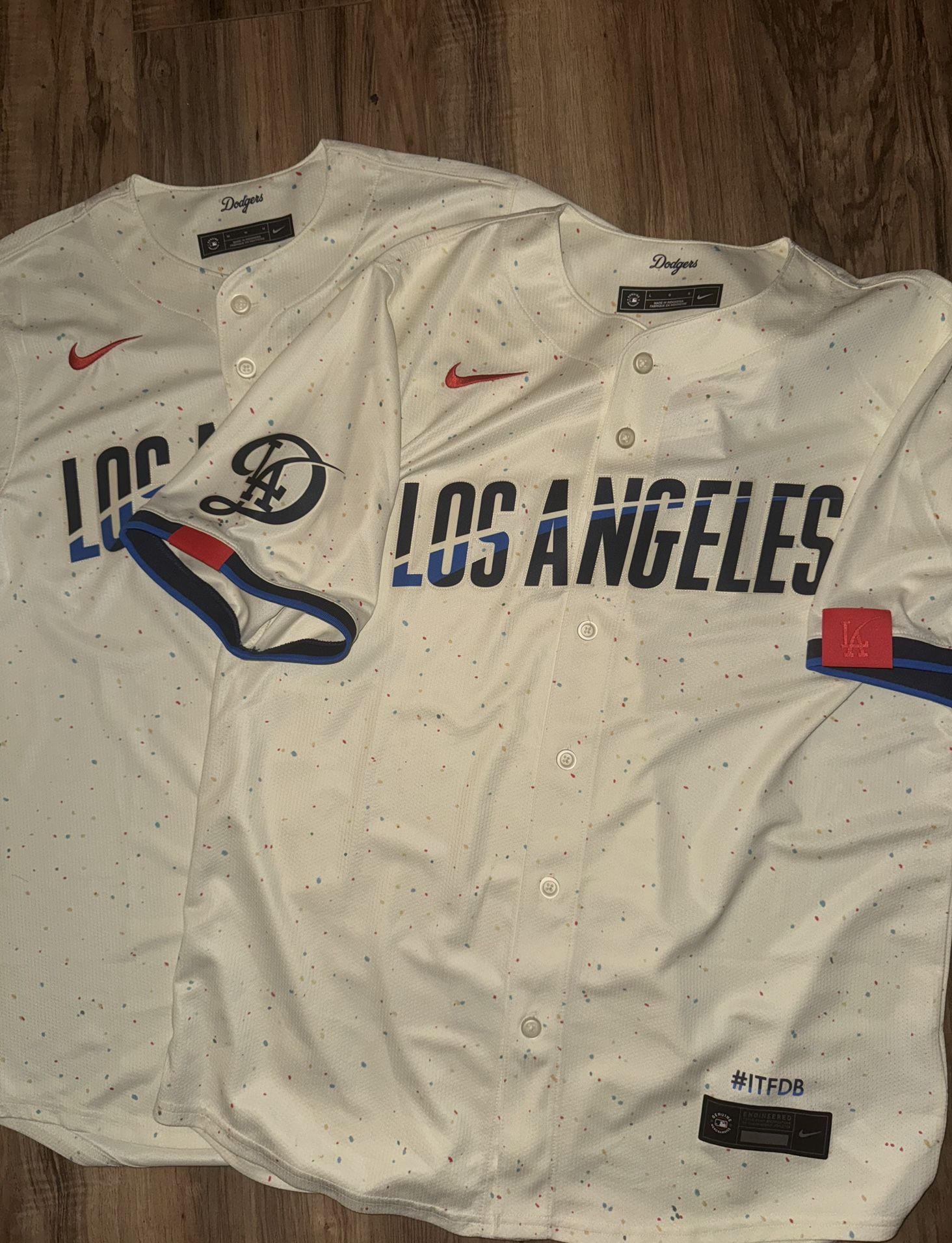 New Men’s Size Medium, Large, XL & 2XL Nike LA Dodgers City Connect Jersey