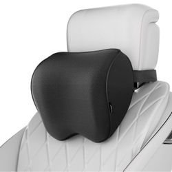 Brand New 2-Pack Crofy Memory-Foam Car Neck Pillow – Headrest Support