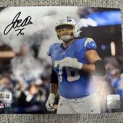 Los Angeles Chargers Joe Alt Autograph Signed 8X10 Photo Beckett COA