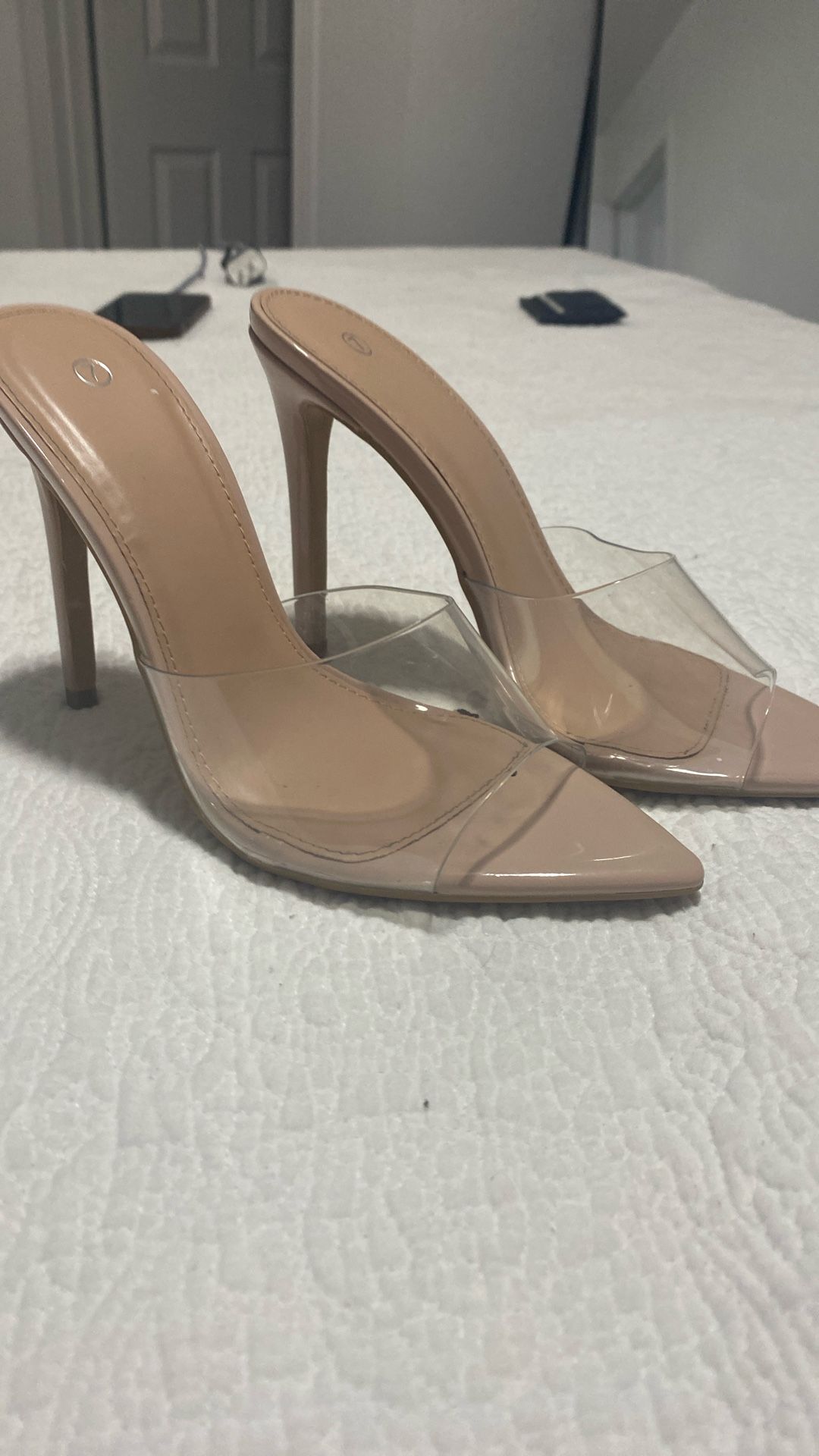 Clear Heels, Size 7