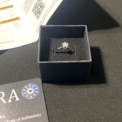 VVS1 Engagment Ring Moissanite 