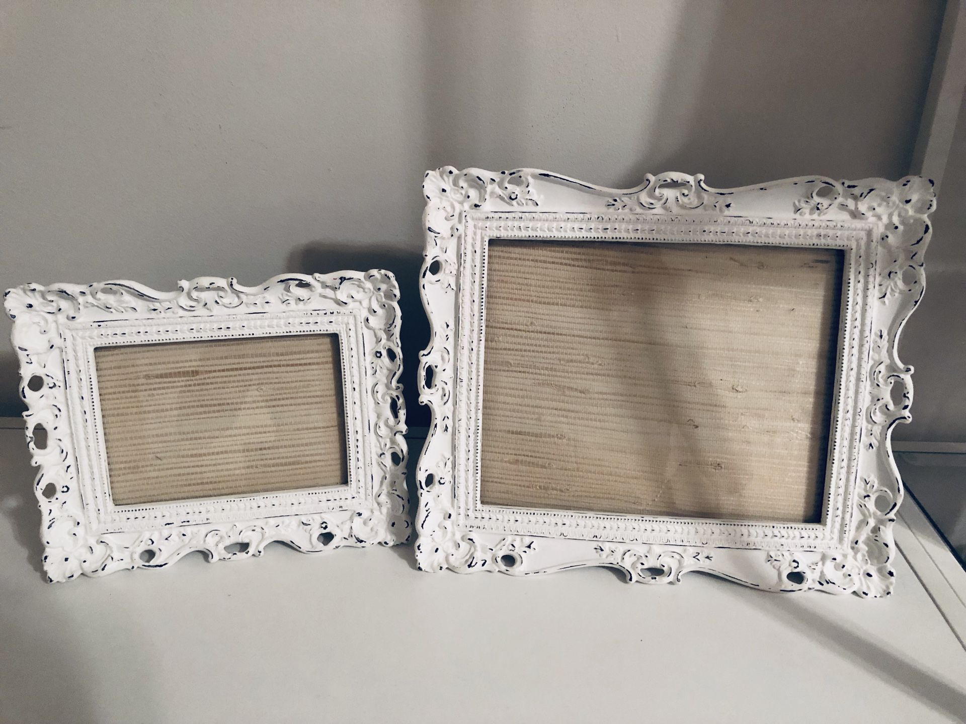 White Distressed Frames (5x7) and (8x10)