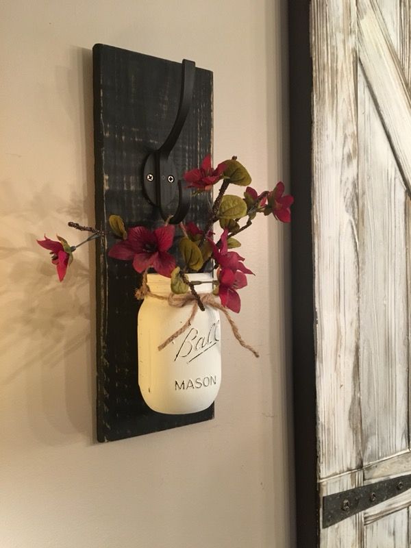 Mason Jar Wall Sconces