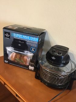 The Sharper Image Super Wave Oven - Convection, Infrared Heat, and Halogen Technology