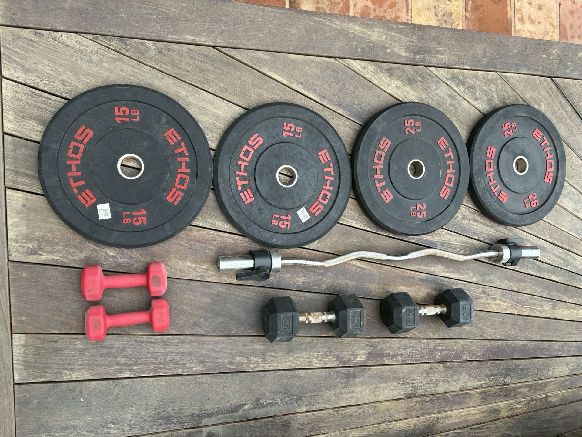 Used  Home Gym Weights 
