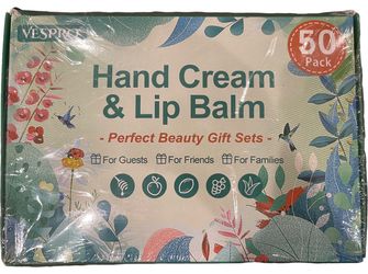 8 boxes, each containing 50 pieces of hand cream and lipstick - the perfect beauty gift set