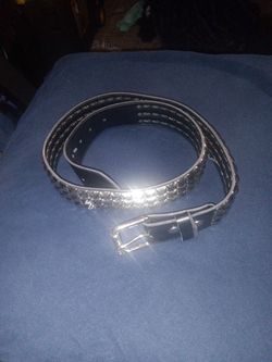 3 Row Studded Belt Size 38