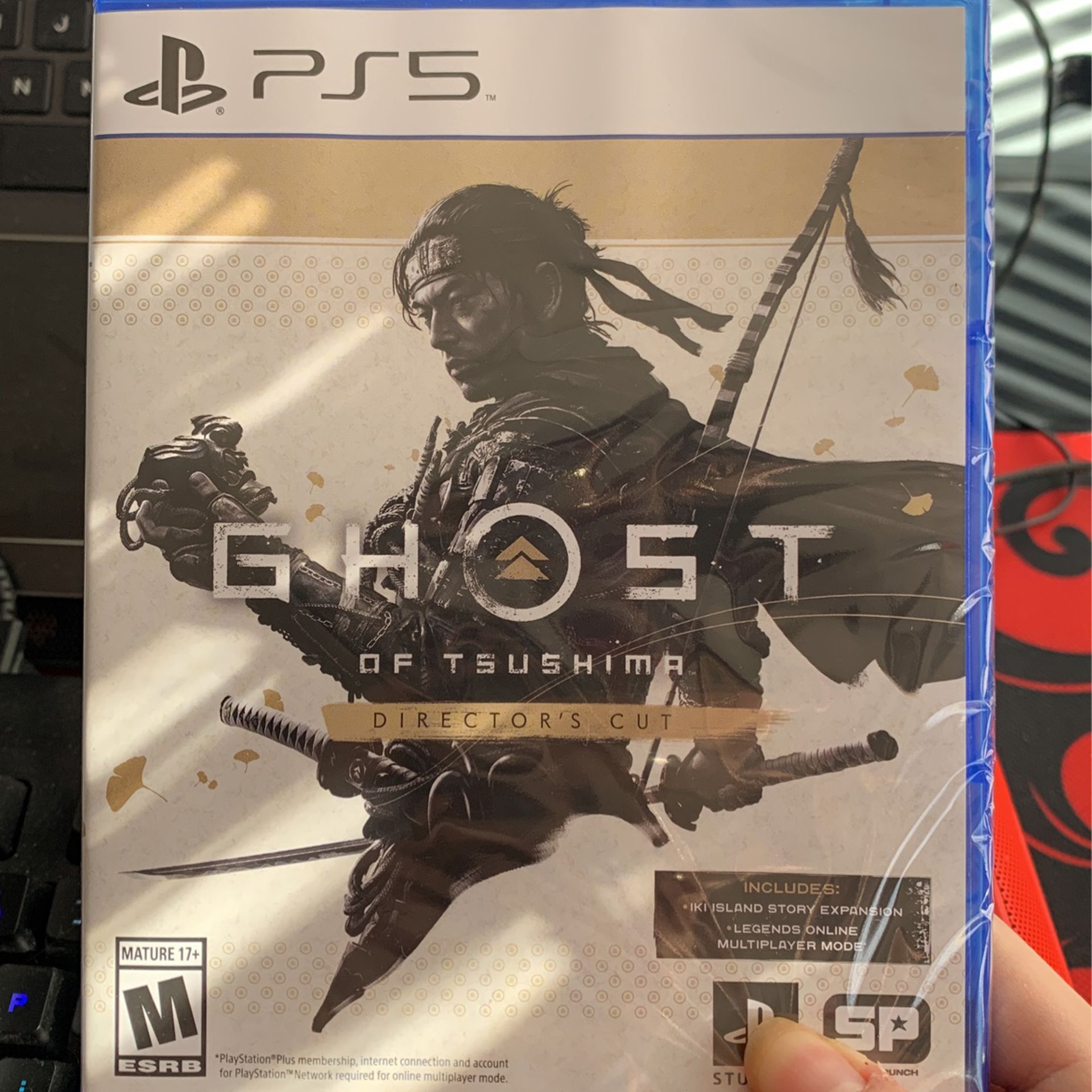 Combo Ghost Of Tsushima, NBA 2K22, 50$ Gamestop And 12 Months Of PS Plus