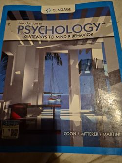 Introduction To Psychology 16th Edition