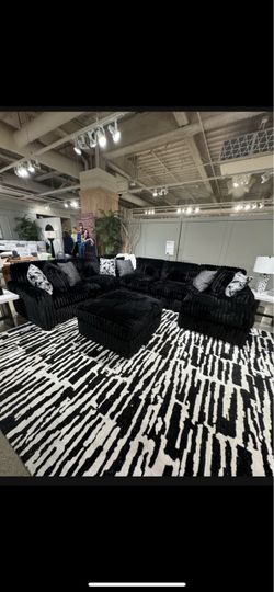 Brand New Ashley’s Black Sectional Sofa
