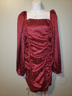 Fashion Nova Satin Mini Dress