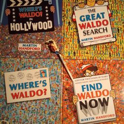 WHERE'S WALDO Books And Pencil. 