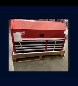 Milwaukee High Capacity 56 in. W x 22 in. D 8-Drawer Top Tool Chest.