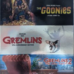 25-year Anniversary Gremlins, Gremlins 2 And Goonies Blu Ray 