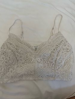 white crop top