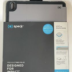 Speck Presidio Pro Folio Case for Apple iPad Pro 12.9" (2018) Filigree Grey