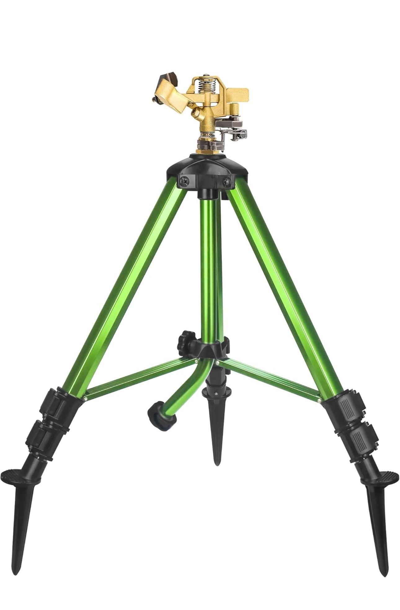 Triumpeek Impact Sprinkler on Tripod Base with Stakes