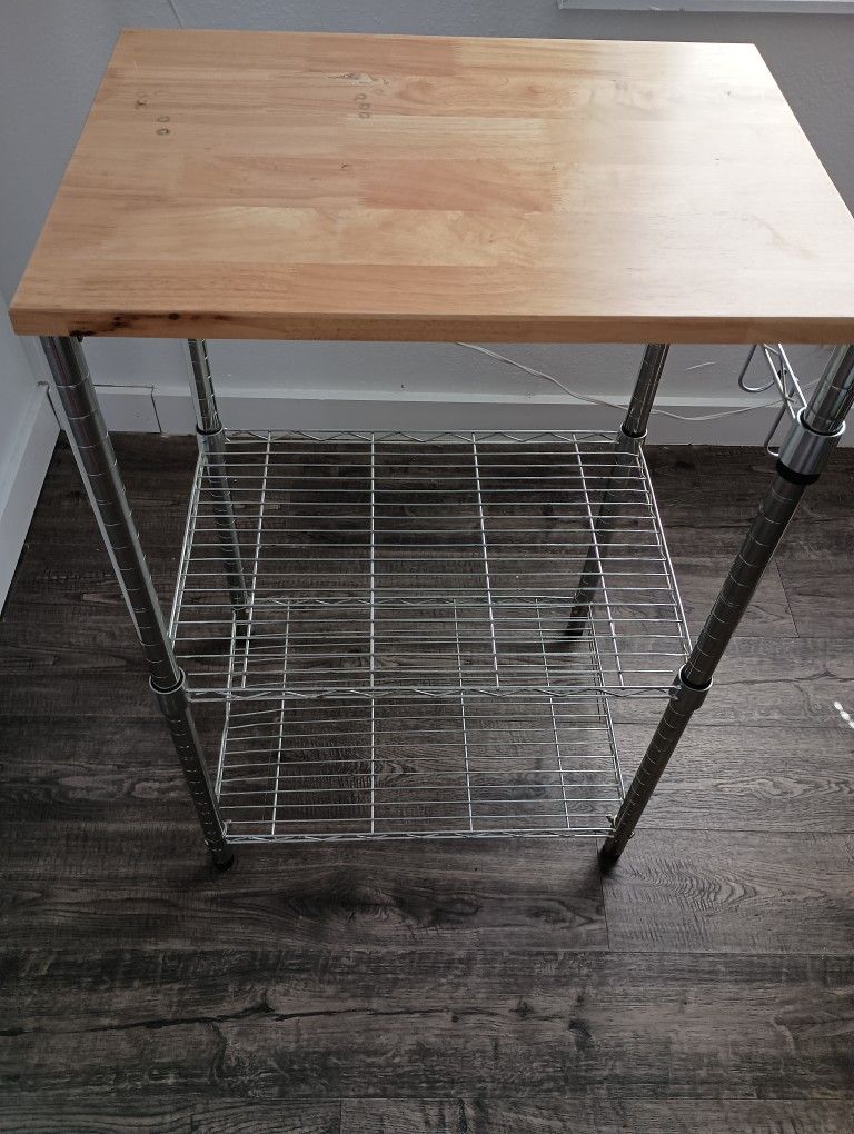 Small Table With Shelves $15  UCF Area