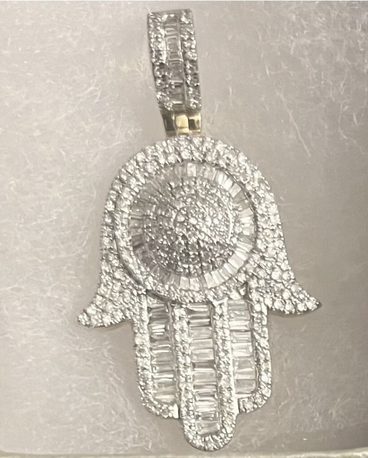 10k Gold Hamsa Pendant Real Gold
