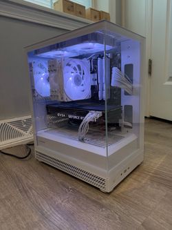 WHITE Powerful Gaming PC | RTX 2080 SUPER | Ryzen 5 5500 | 32GB RAM | 500GB NVMe