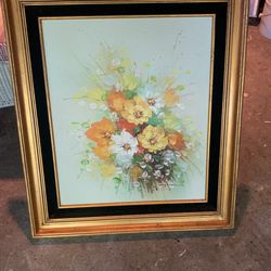 Flower Oil Painting 