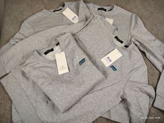 $95 Men's Scotch & Soda Gray Classic Crew Neck Pullover Sweatshirt Size Medium