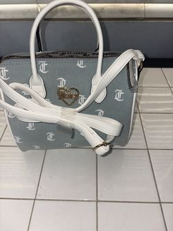 JUICY COUTURE Y2K DENIM LOGO SATCHEL