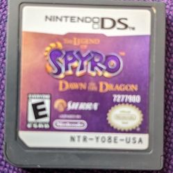 The Legend Of Spyro Dawn Of The Dragon For DS (Loose)