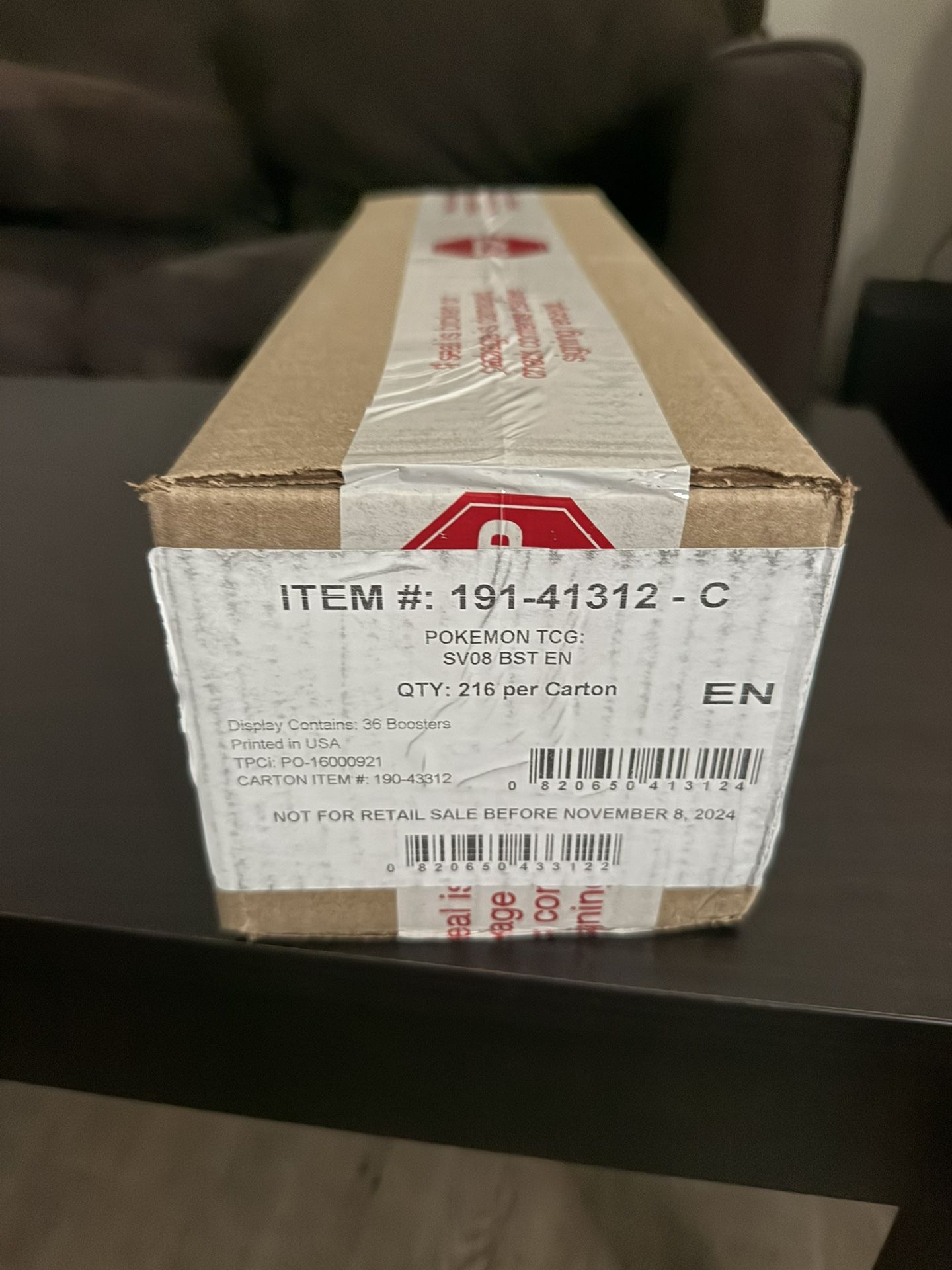 Pokemon card surging sparks Booster box case Sealed
