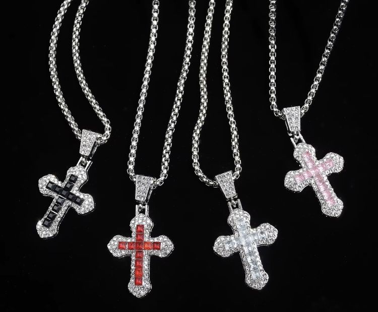 cross necklace pandent with chain