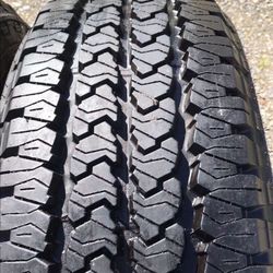 (TWO) Firestone Transforce AT Tires LT245 70 17, Load range E, 10 ply tires