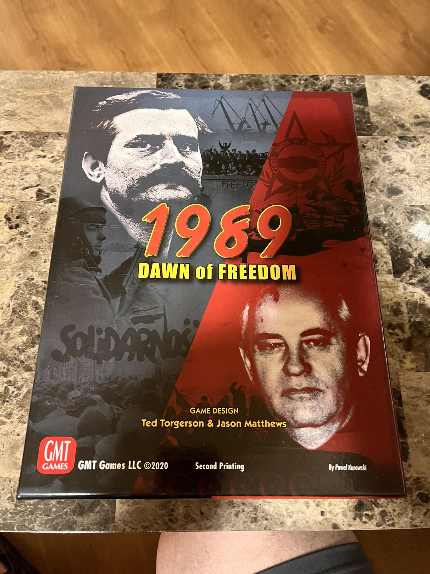 GMT 1989 Dawn Of Freedom Board Game