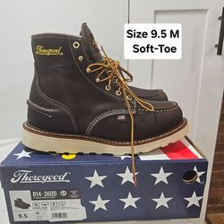 Thorogood Soft Toe Work Boots Size 9.5