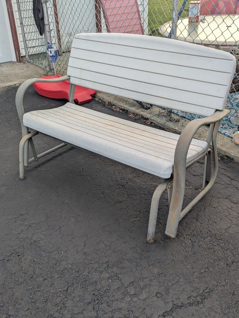 patio glider bench