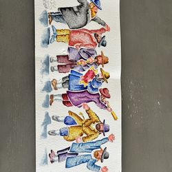 Signed & Numbered Print Of Jewish Men Dancing