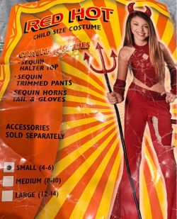 Girls devil costume