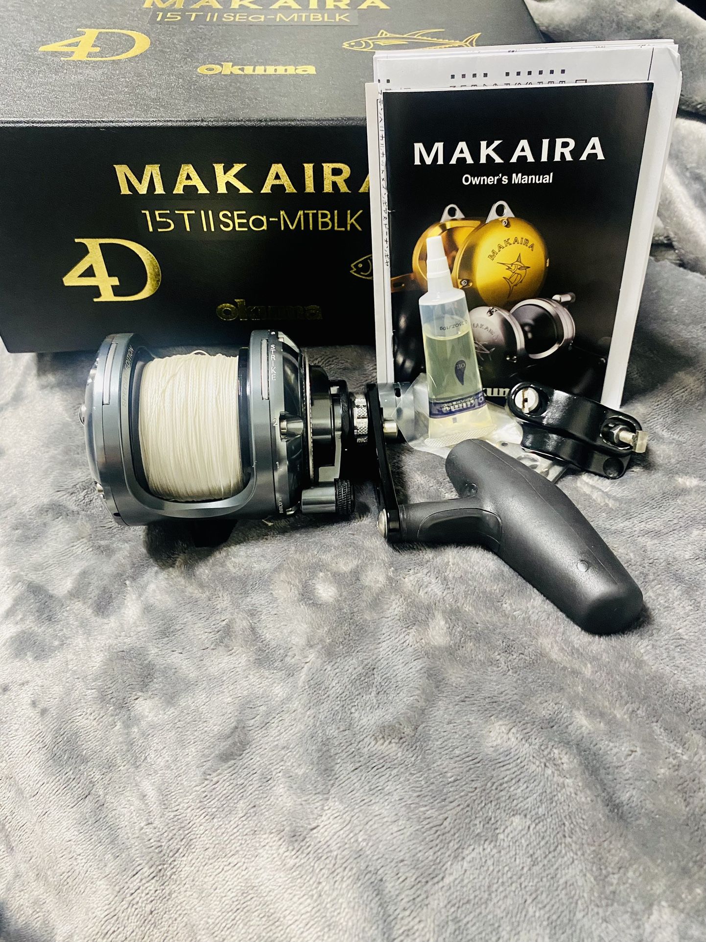 Okuma Makaira MK-15TIISEa-Silver Fishing Reel $580