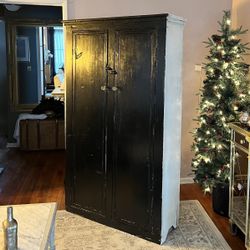 Stunning Vintage Armoire Bookcase